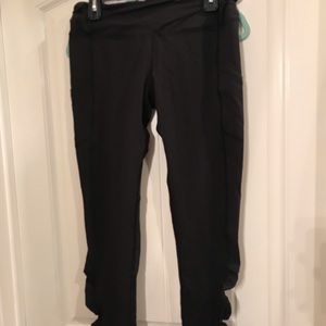 EUC LULULEMON RUCHED LEGGINGS